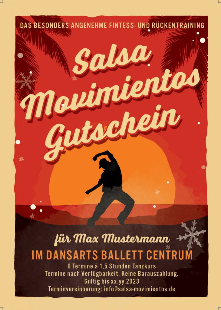 Salsa-Movimientos Tanzkurs Ulm Geschenk Gutschein